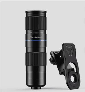 Lente teleobjetivo Apexel 5-10X para celular con clip de sujeción, importado por Vasarkha